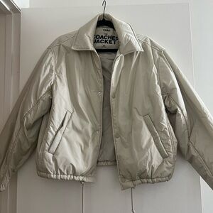 TNA Off-White Coaches Jacket